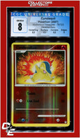 Mysterious Treasures 79 Cyndaquil Reverse Holo CGC 8 - Subgrades
