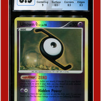 Secret Wonders 72 Unown Z Reverse Holo CGC 8.5 - Subgrades