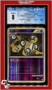 Heartgold & Soulsilver Unown Reverse Holo 54/123 CGC 8 - Subgrades