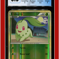 Heartgold & Soulsilver Chikorita Reverse Holo 59/123 CGC 8.5 - Subgrades