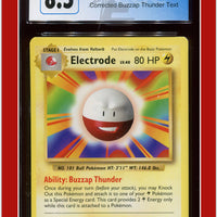 Evolutions Electrode Corrected Buzzap Thunder Text 40/108 CGC 8.5