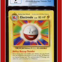 Evolutions Electrode Corrected Buzzap Thunder Text 40/108 CGC 9