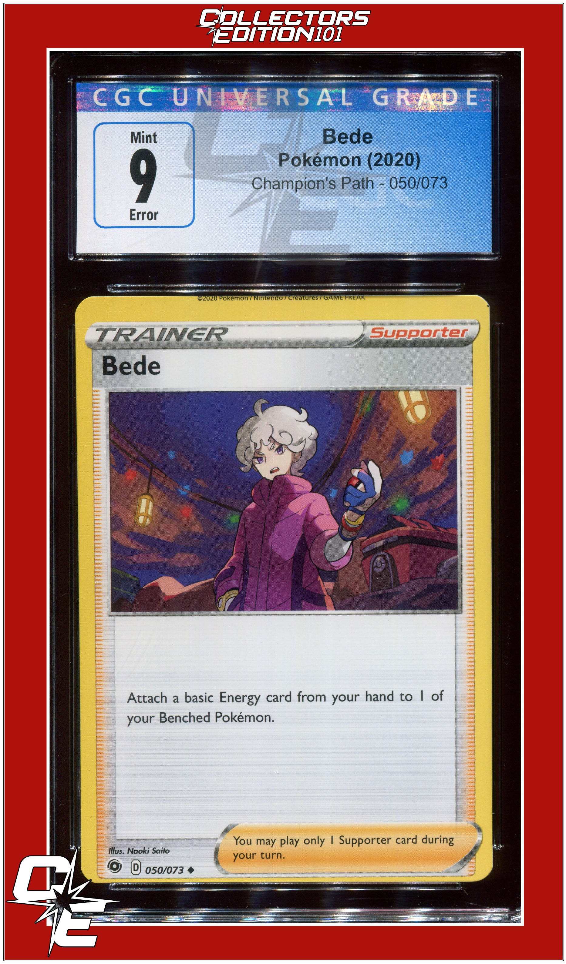 Champion's Path 50 Bede CGC 9 - Miscut *ERROR*