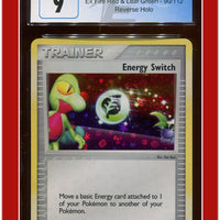 EX FireRed LeafGreen Energy Switch Reverse Holo 90/112 CGC 9