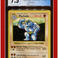 Base Set 34 Machoke Shadowless CGC 7.5