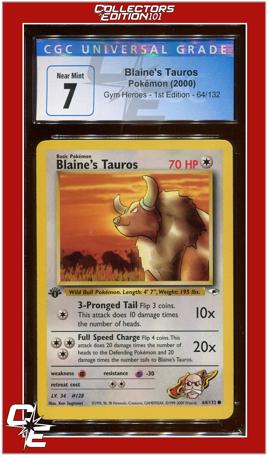 Pokemon Blaine's buy Tauros