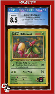 Gym Heroes 1st Edition Erika's Bellsprout 75/132 CGC 8.5