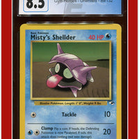 Gym Heroes Misty's Shellder 89/132 CGC 8.5