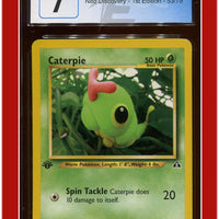 Neo Discovery 1st Edition Caterpie 53/75 CGC 7