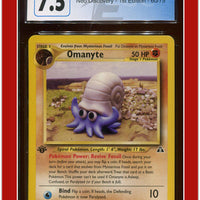 Neo Discovery 1st Edition Omanyte 60/75 CGC 7.5
