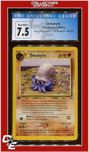 Neo Discovery 1st Edition Omanyte 60/75 CGC 7.5