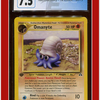 Neo Discovery 1st Edition Omanyte 60/75 CGC 7.5