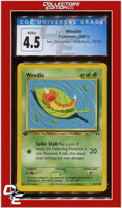 Neo Discovery 1st Edition Weedle 70/75 CGC 4.5