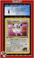 Gym Challenge 69 Erika's Jigglypuff 1st Edition CGC 8
