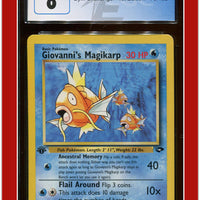 Gym Challenge 1st Edition Giovanni's Magikarp 73/132 CGC 8