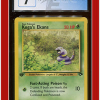 Gym Challenge 77 Koga's Ekans 1st Edition CGC 7