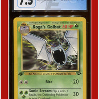 Gym Challenge 46 Koga's Golbat 1st Edition CGC 7.5