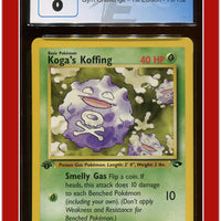 Gym Challenge 1st Edition Koga's Koffing 79/132 CGC 8