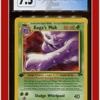 Gym Challenge 1st Edition Koga's Muk 26/132 CGC 7.5