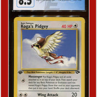 Gym Challenge 49 Koga's Pidgey 1st Edition CGC 8.5