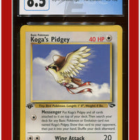 Gym Challenge 49 Koga's Pidgey 1st Edition CGC 8.5