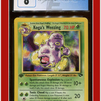 Gym Challenge 1st Edition Koga's Weezing 50/132 CGC 8