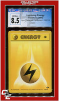 Gym Challenge 130 Lightning Energy 1st Edition CGC 8.5
