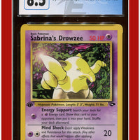 Gym Challenge 1st Edition Sabrina's Drowzee 95/132 CGC 8.5