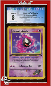 Gym Challenge 1st Edition Sabrina's Gastly 97/132 CGC 8