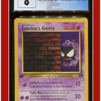 Gym Challenge 1st Edition Sabrina's Gastly 96/132 CGC 8