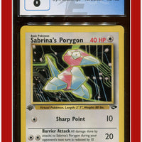 Gym Challenge 1st Edition Sabrina's Porygon 98/132 CGC 8