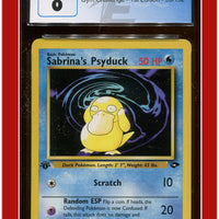 Gym Challenge 1st Edition Sabrina's Psyduck 99/132 CGC 8