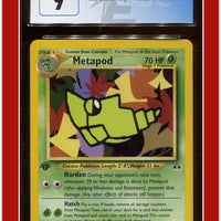 Neo Discovery 1st Edition Metapod 42/75 CGC 9