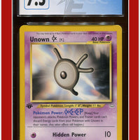 Neo Revelation 1st Edition Unown K 58/64 CGC 7.5