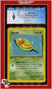 Neo Discovery 1st Edition Weedle 70/75 CGC 9