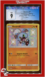 Hidden Fates Rockruff Holo SV23/SV94 CGC 9