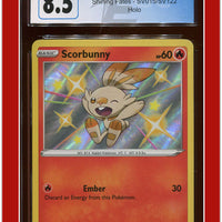 Shining Fates SV015 Scorbunny Holo CGC 8.5