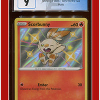 Shining Fates SV015 Scorbunny Holo CGC 9