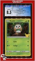 McDonald's Collection 2021 Rowlet Confetti Holo 7 CGC 8.5
