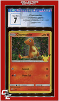 McDonald's Collection 2021 Charmander Confetti Holo 9/25 CGC 7
