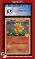 McDonald's Collection 2021 Torchic Confetti Holo 11/25 CGC 8.5
