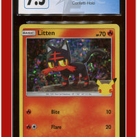 McDonald's Collection 2021 Litten Confetti Holo 15/25 CGC 7.5