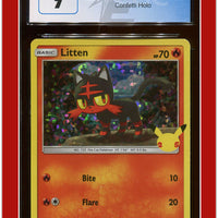 McDonald's Collection 2021 Litten Confetti Holo 15/25 CGC 9