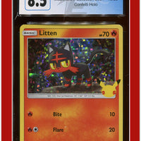 McDonald's Collection 2021 Litten Confetti Holo 15/25 CGC 8.5