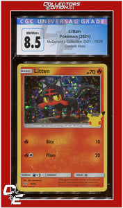 McDonald's Collection 2021 Litten Confetti Holo 15/25 CGC 8.5