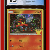 McDonald's Collection 2021 Litten Confetti Holo 15/25 CGC 8.5