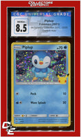 McDonald's Collection 2021 Piplup Confetti Holo 20/25 CGC 8.5
