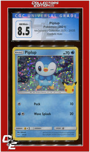 McDonald's Collection 2021 Piplup Confetti Holo 20/25 CGC 8.5