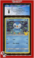 McDonald's Collection 2021 Piplup Confetti Holo 20/25 CGC 8
