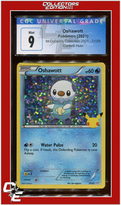 McDonald's Collection 2021 Oshawott Confetti Holo 21/25 CGC 9